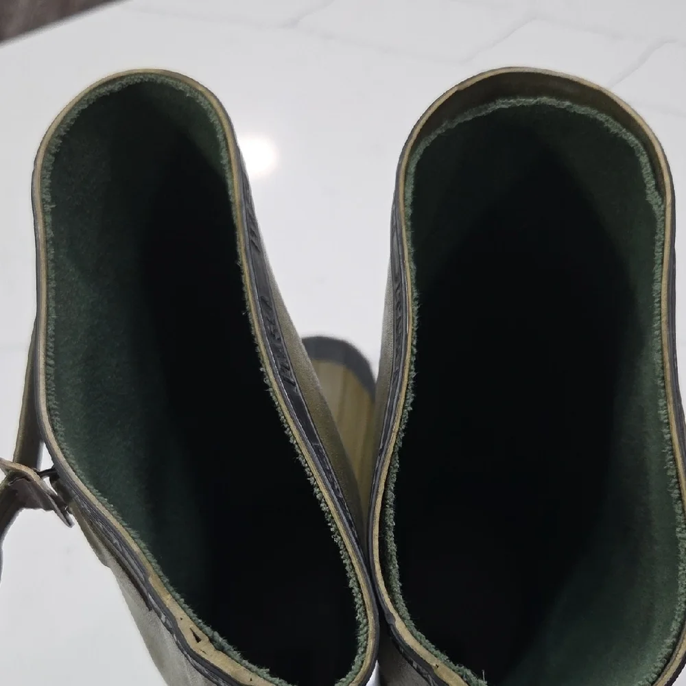 Itasca Men's Olive Rubber Boots Sz10 Pre-owned